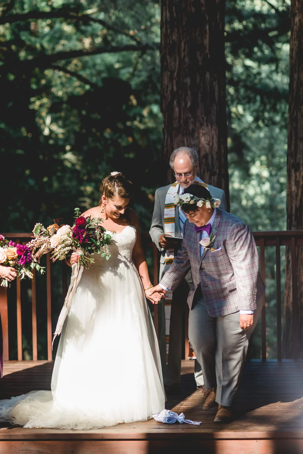Real Couples // Sacred Redwoods Ceremony: Carri + Roz