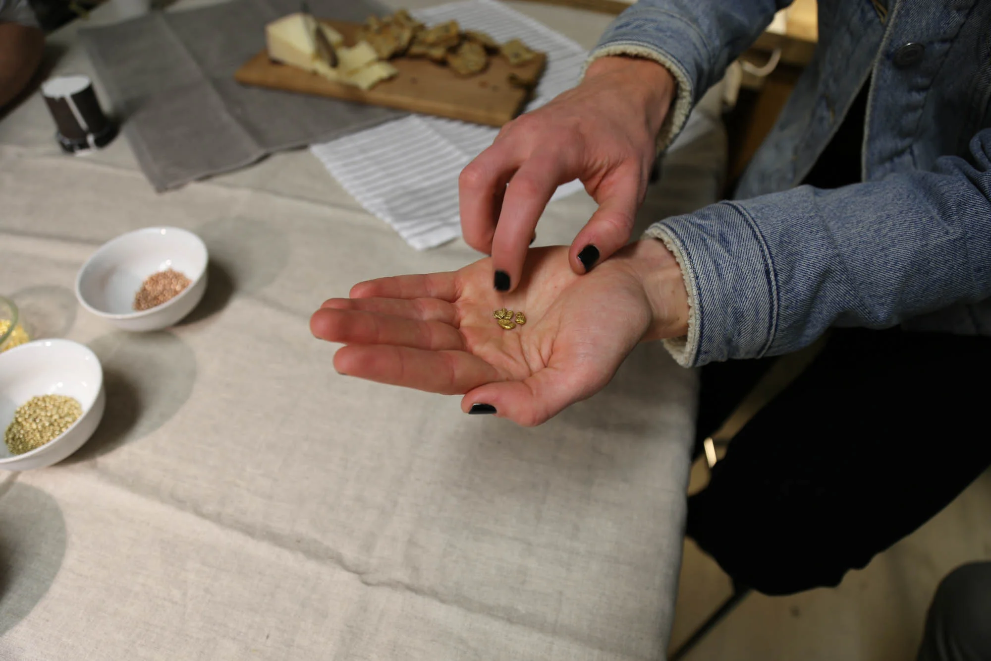 Kendra Renee is an Oakland, California metalsmith and jeweler who creates stunning ready to wear and custom pieces, including striking necklaces and earrings, as we as engagement rings and wedding bands