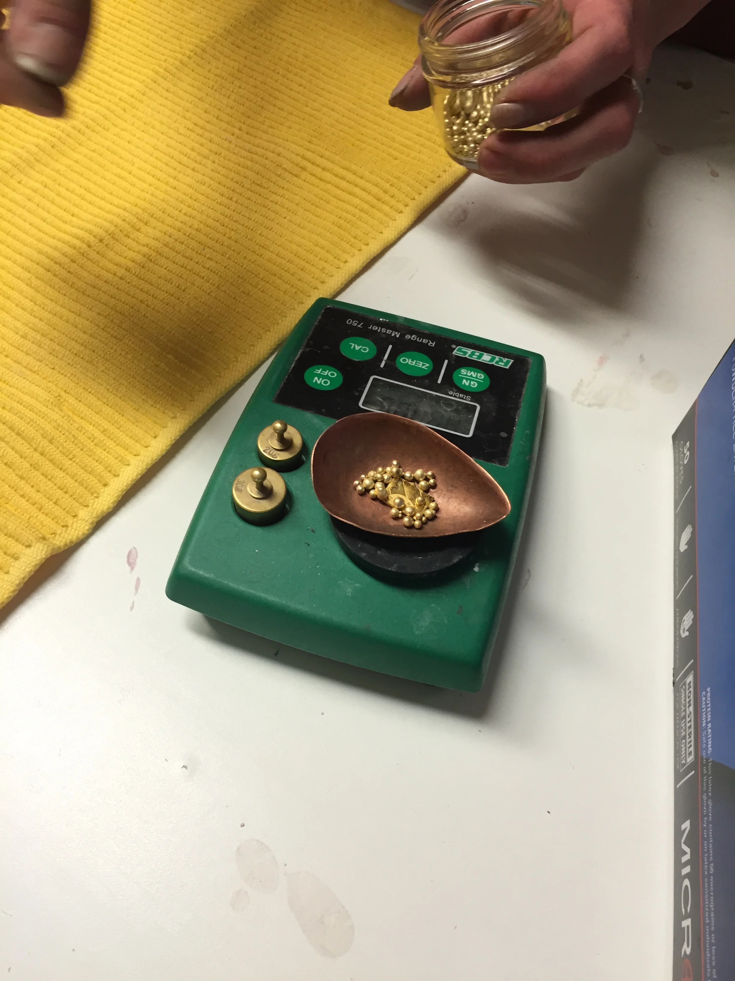 Kendra Renee is an Oakland, California metalsmith and jeweler who creates stunning ready to wear and custom pieces, including striking necklaces and earrings, as we as engagement rings and wedding bands