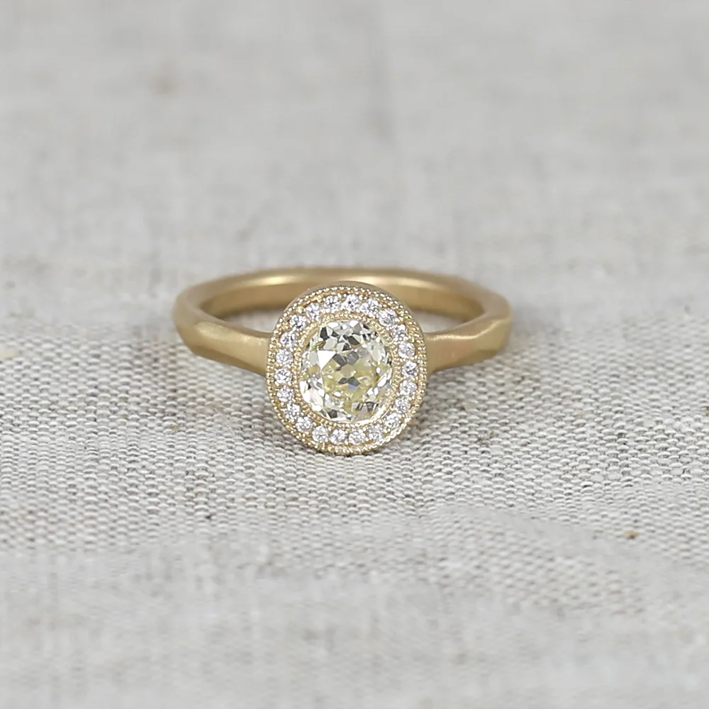 Kendra Renee is an Oakland, California metalsmith and jeweler who creates stunning ready to wear and custom pieces, including striking necklaces and earrings, as we as engagement rings and wedding bands