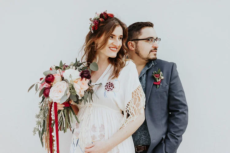 Wedding Inspiration // Bohemian Elopement with One on the Way
