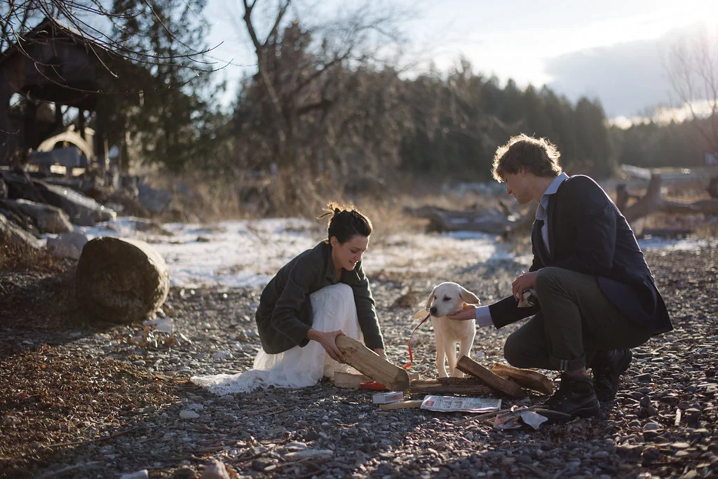 Julia Luckett Winter Solstice Elopement Vermont