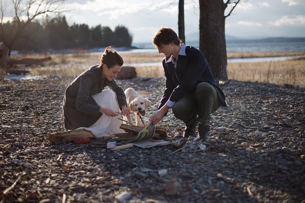 Julia Luckett Winter Solstice Elopement Vermont