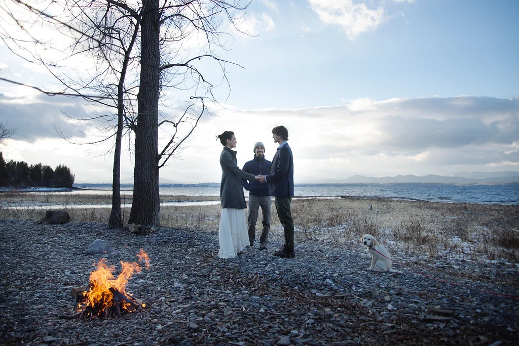 Julia Luckett Winter Solstice Elopement Vermont