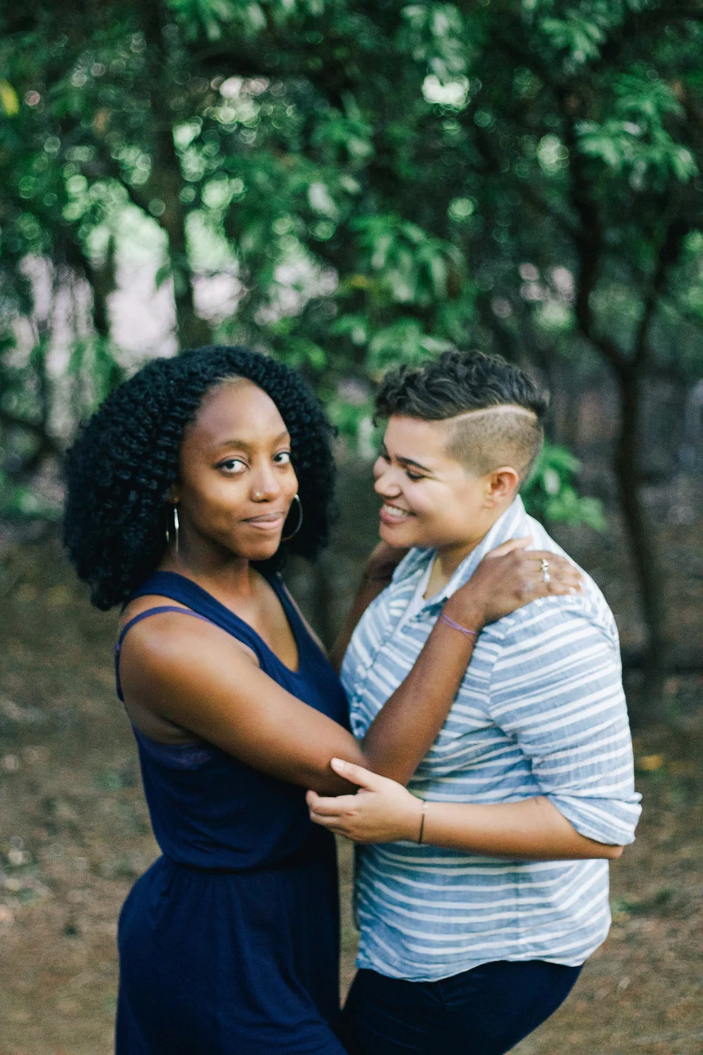 Real Couples // Summer Evening Engagement: Aisha + Rachel
