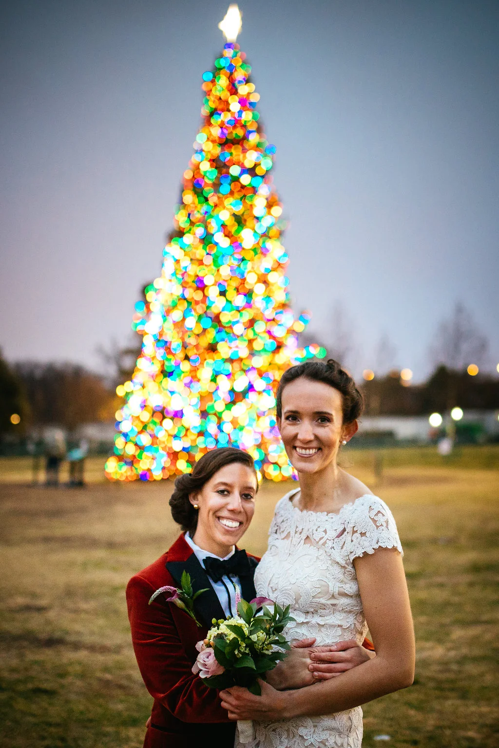 Foodie DC Lesbian Wedding by A Lovely Photo