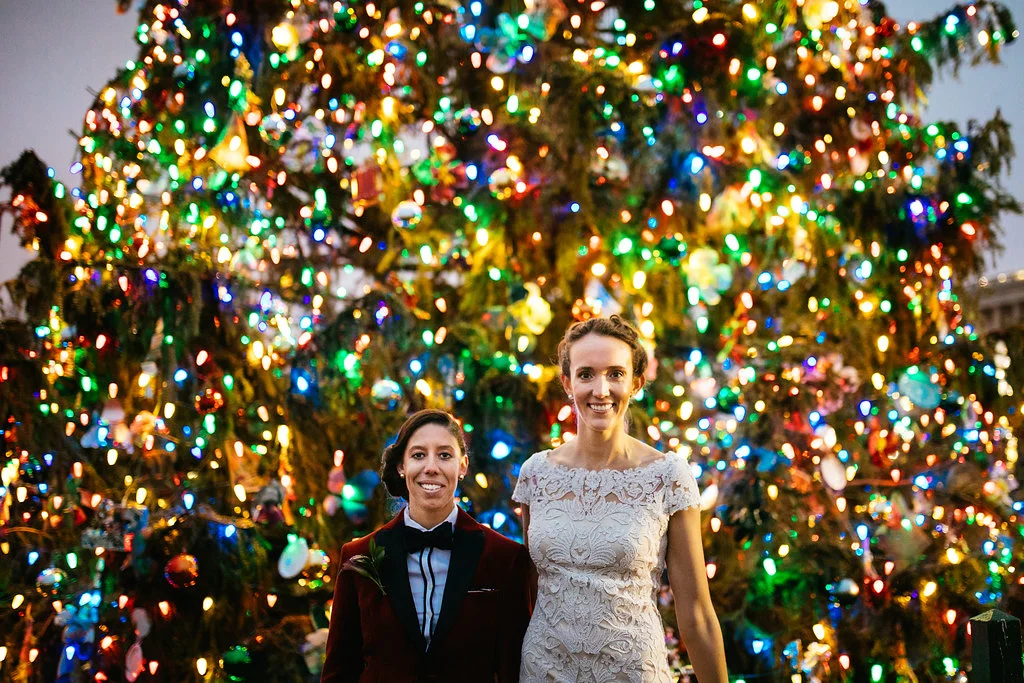 Foodie DC Lesbian Wedding by A Lovely Photo