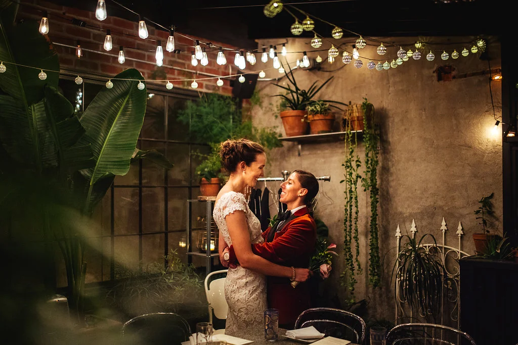 Foodie DC Lesbian Wedding by A Lovely Photo