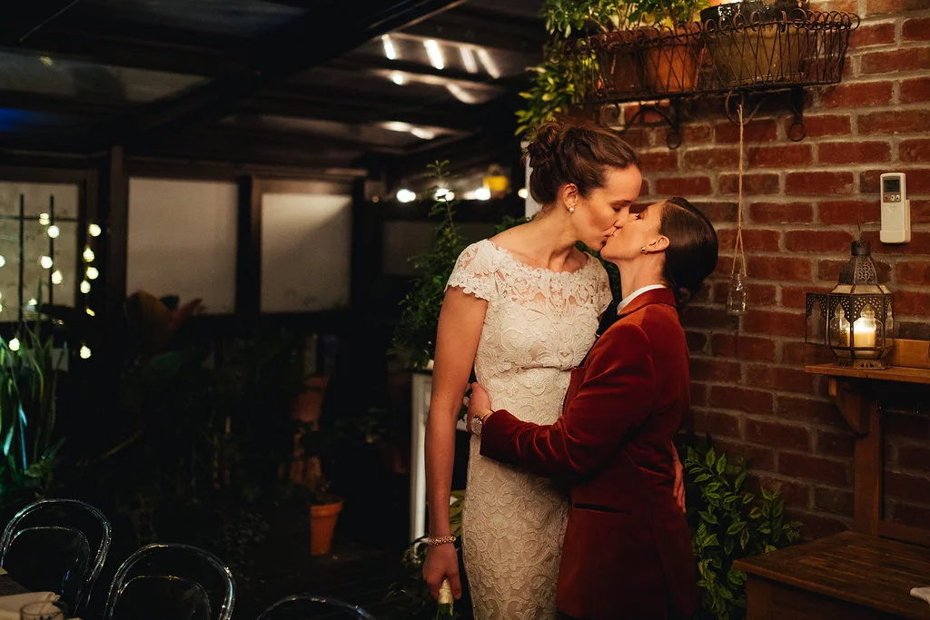 Foodie DC Lesbian Wedding by A Lovely Photo
