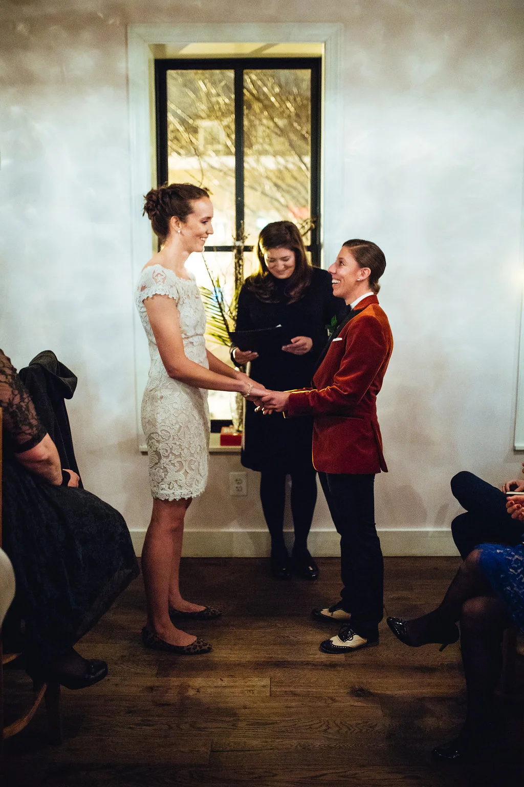 Foodie DC Lesbian Wedding by A Lovely Photo