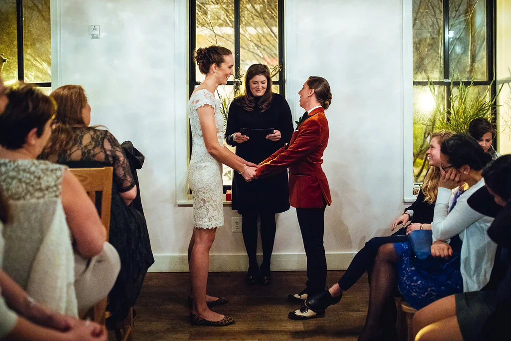 Foodie DC Lesbian Wedding by A Lovely Photo