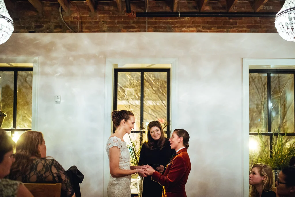 Foodie DC Lesbian Wedding by A Lovely Photo