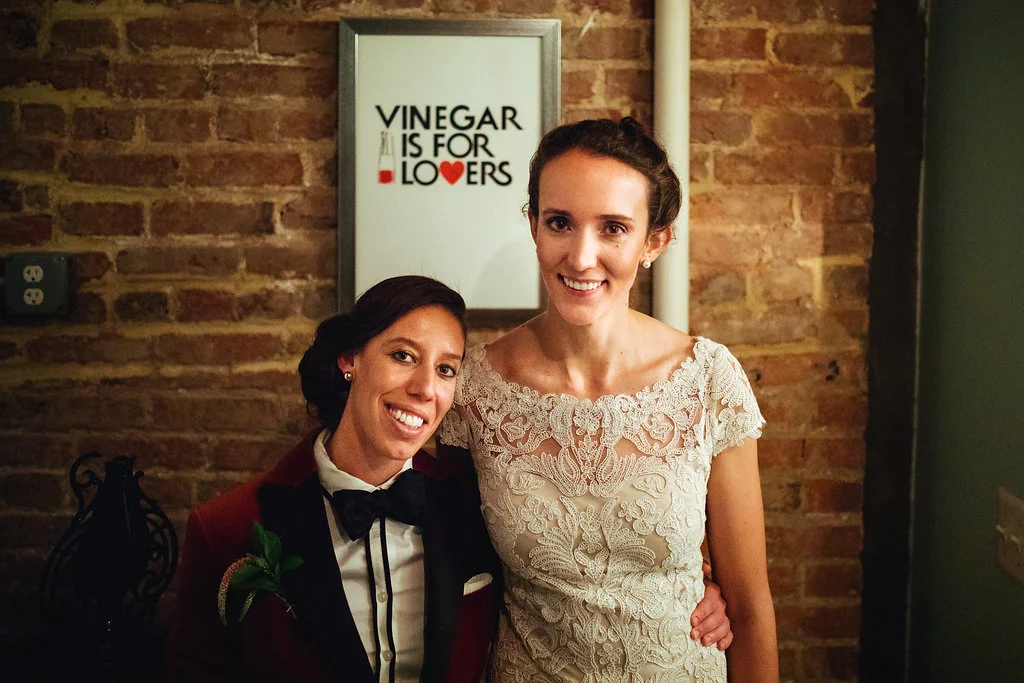 Foodie DC Lesbian Wedding by A Lovely Photo