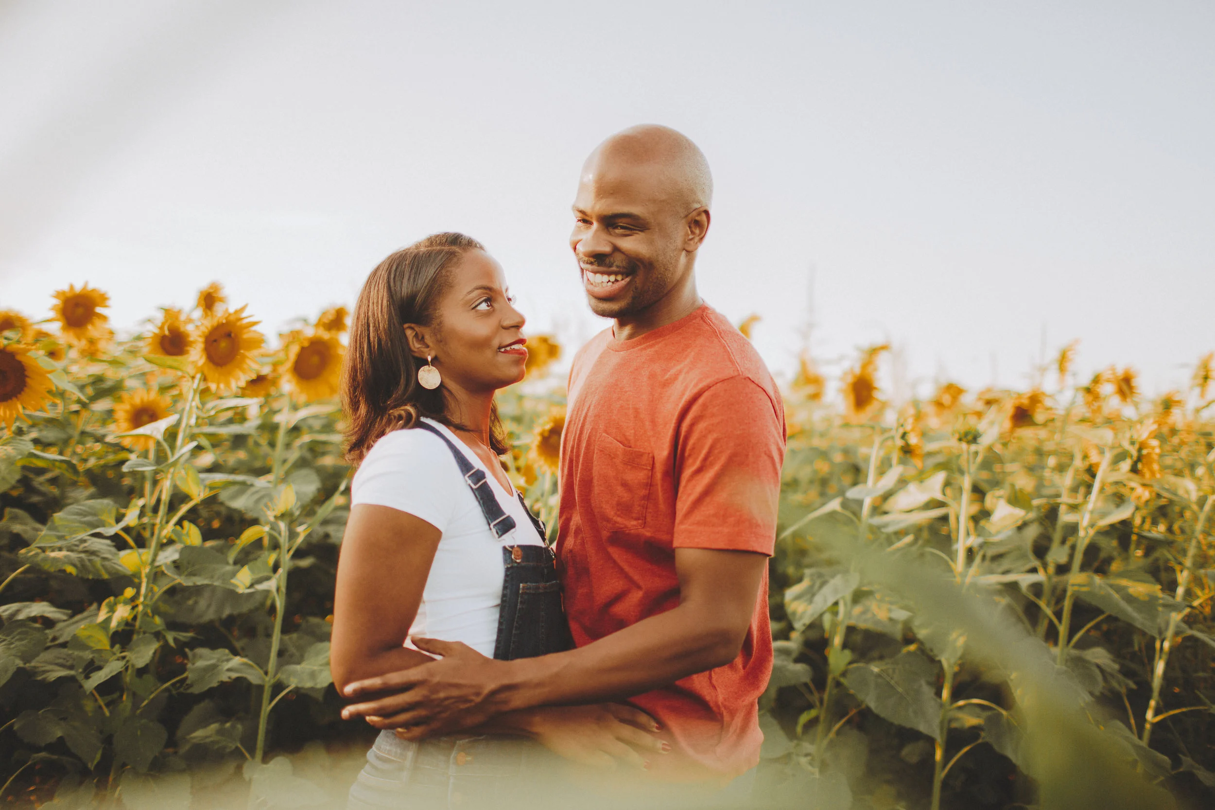 Nessa K sunflower engagement