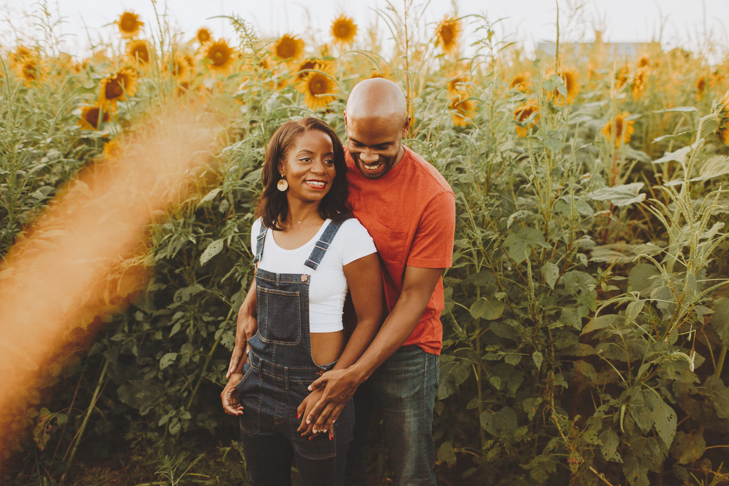Nessa K sunflower engagement