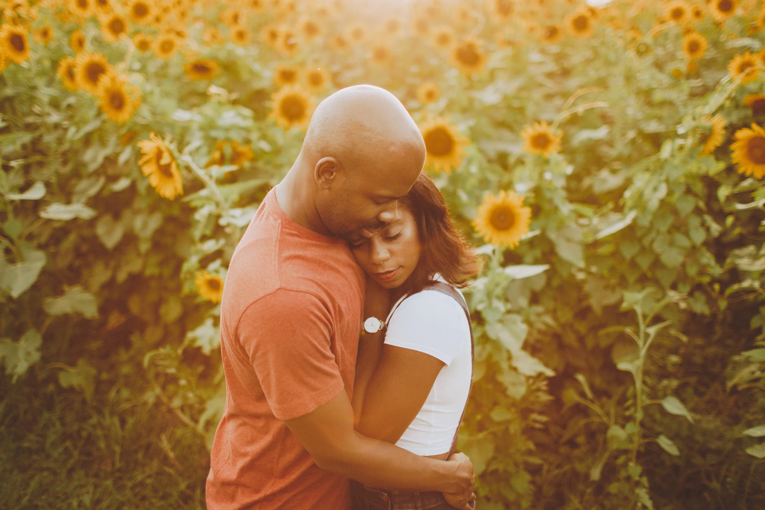 Nessa K sunflower engagement