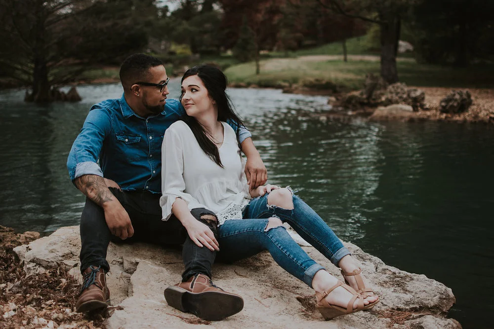 Real Couples // Beautiful Rainy Engagement: Kaylee + Vincent