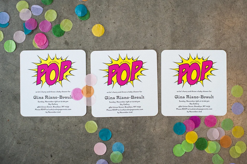 Michelle Bablo Hell Yes Design Drag Pop Art Baby Shower