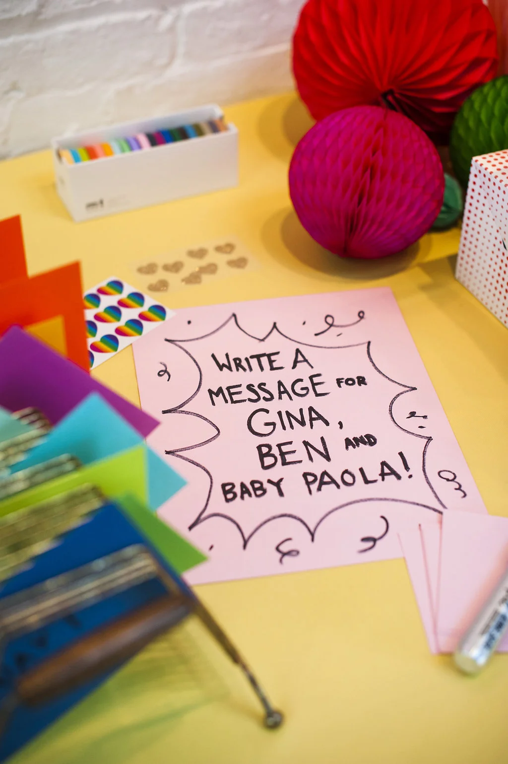 Michelle Bablo Hell Yes Design Drag Pop Art Baby Shower