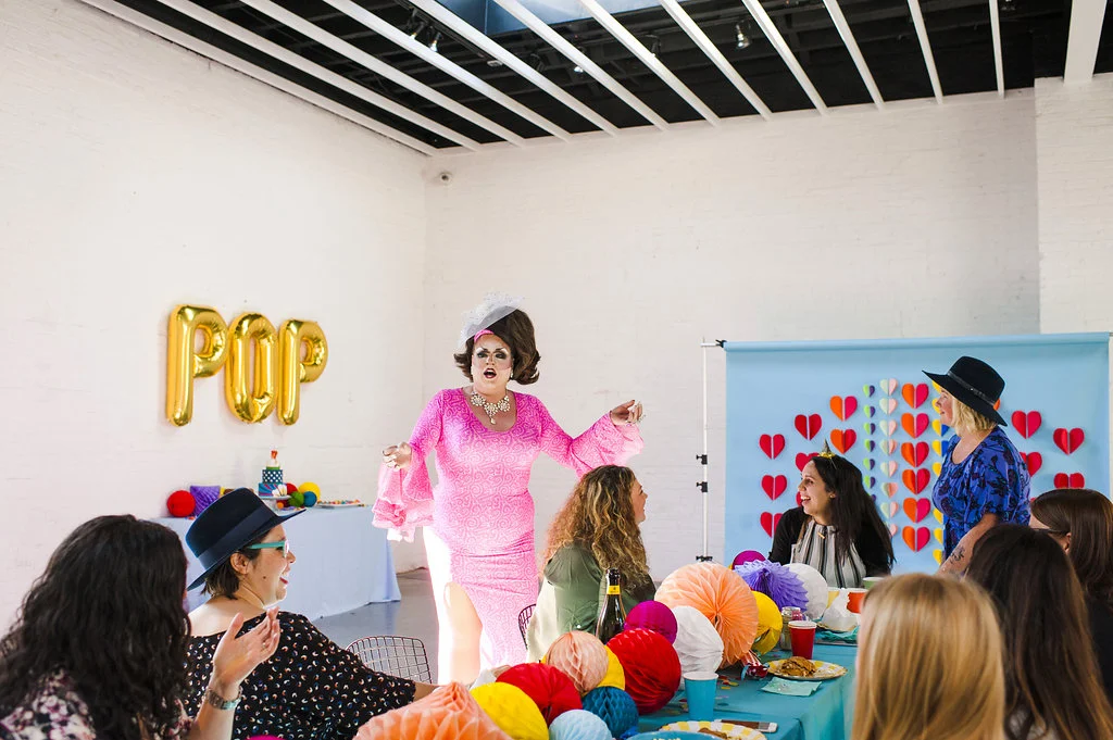 Michelle Bablo Hell Yes Design Drag Pop Art Baby Shower