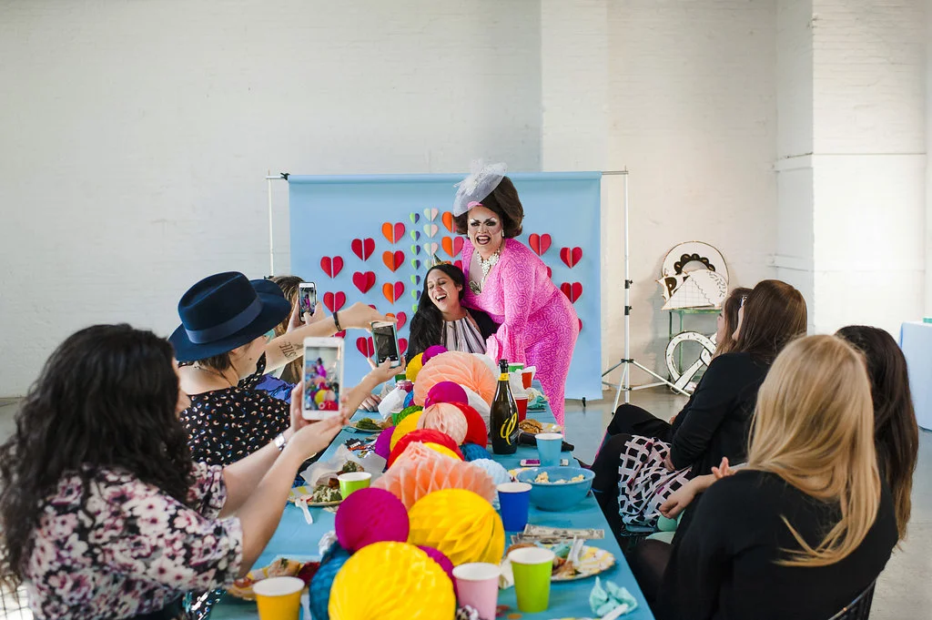 Michelle Bablo Hell Yes Design Drag Pop Art Baby Shower