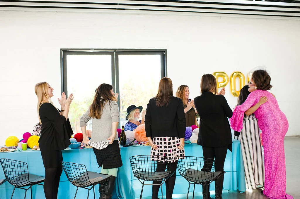 Michelle Bablo Hell Yes Design Drag Pop Art Baby Shower