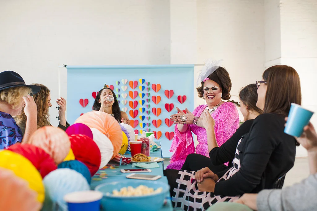 Michelle Bablo Hell Yes Design Drag Pop Art Baby Shower