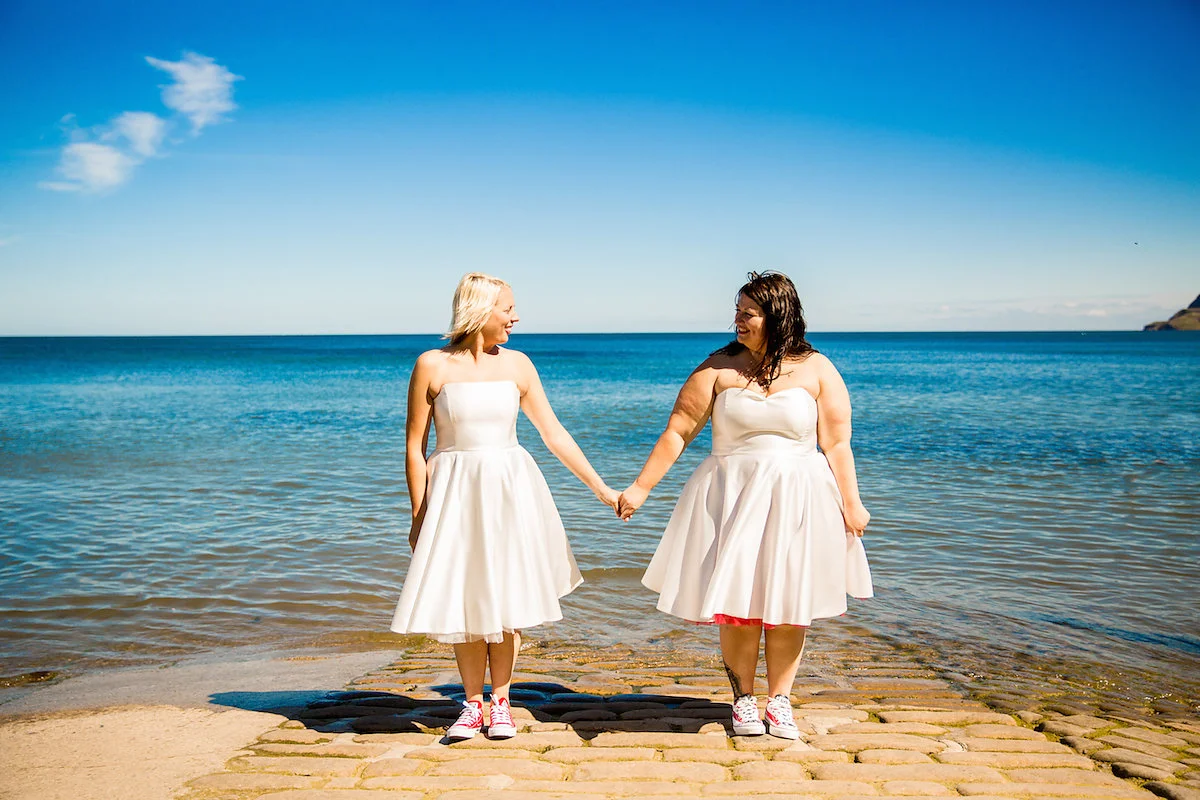 Real Couples // A British-American Wedding: Tammy + Hayley