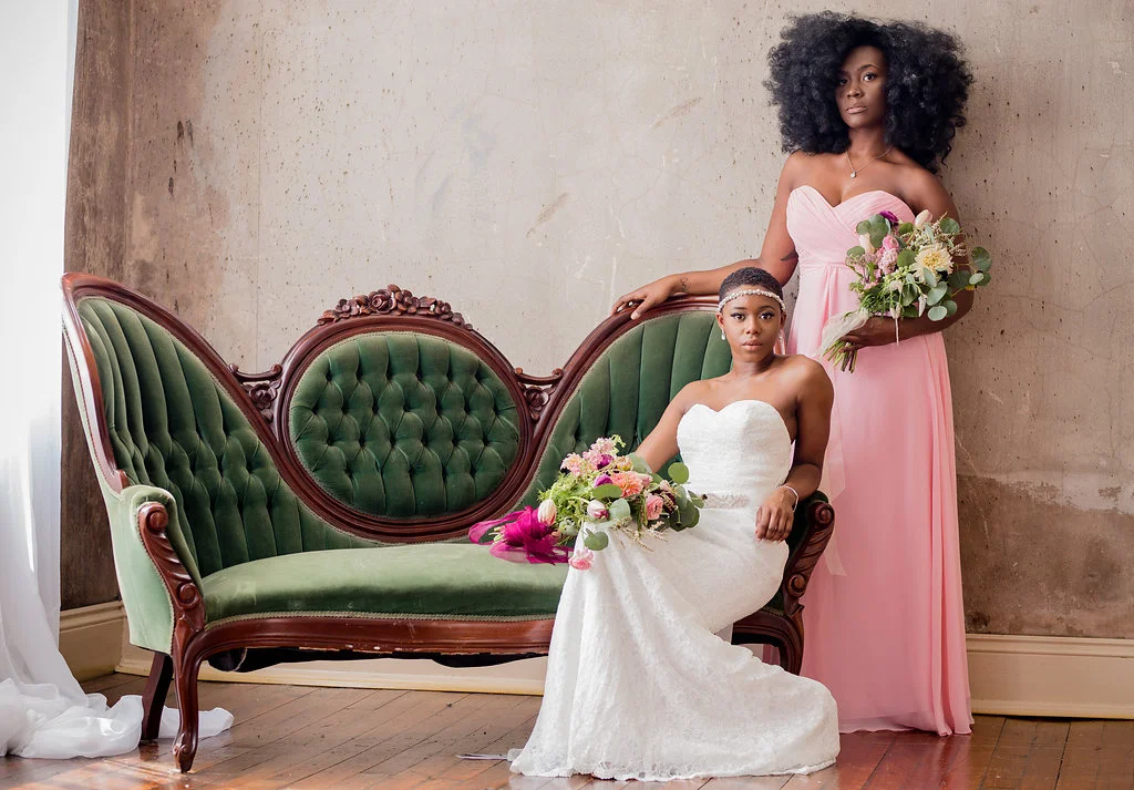 Black Girl Magic afro chic shoot photographed by Hope Ballenger