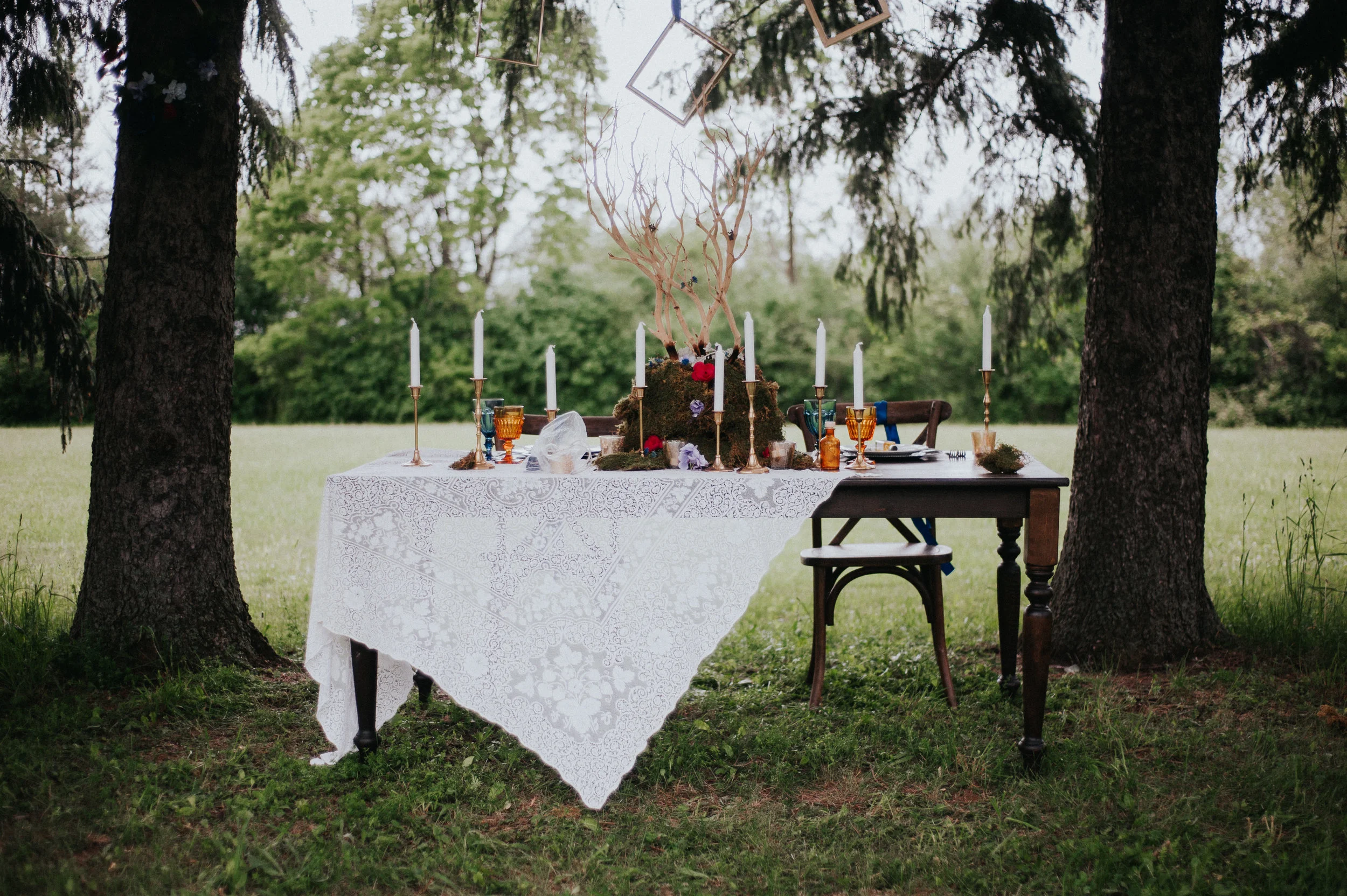 Hannah Yoon and Confetti and Co. Whimsical Crepe Paper Bride Inspiration