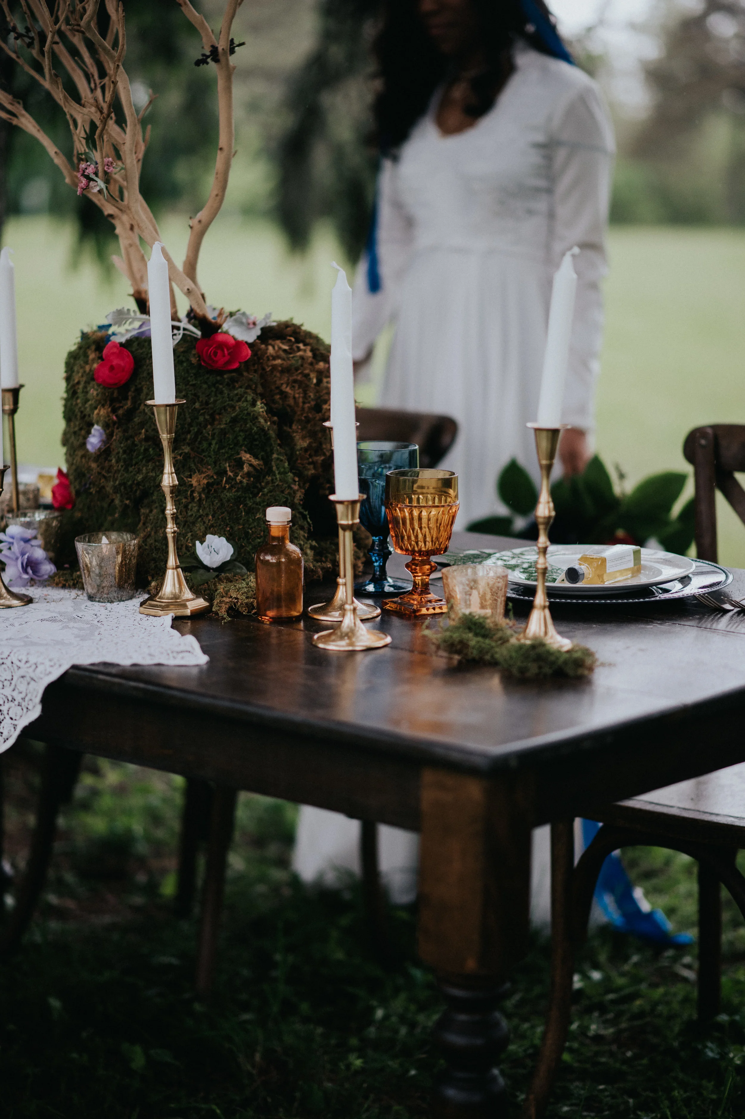 Hannah Yoon and Confetti and Co. Whimsical Crepe Paper Bride Inspiration