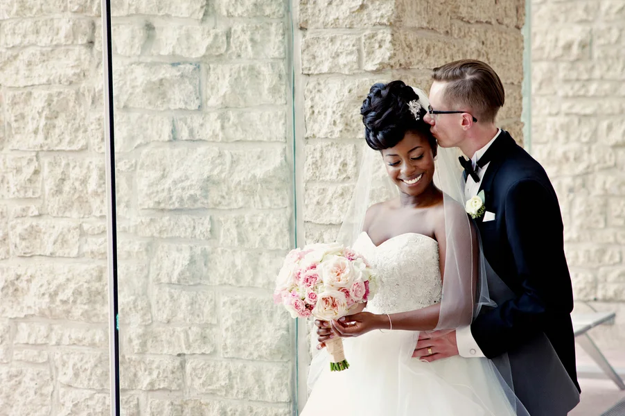 Interracial Wedding in Edmonton Alberta Canada with African and Caribbean Flare by Daphne Chen Photography