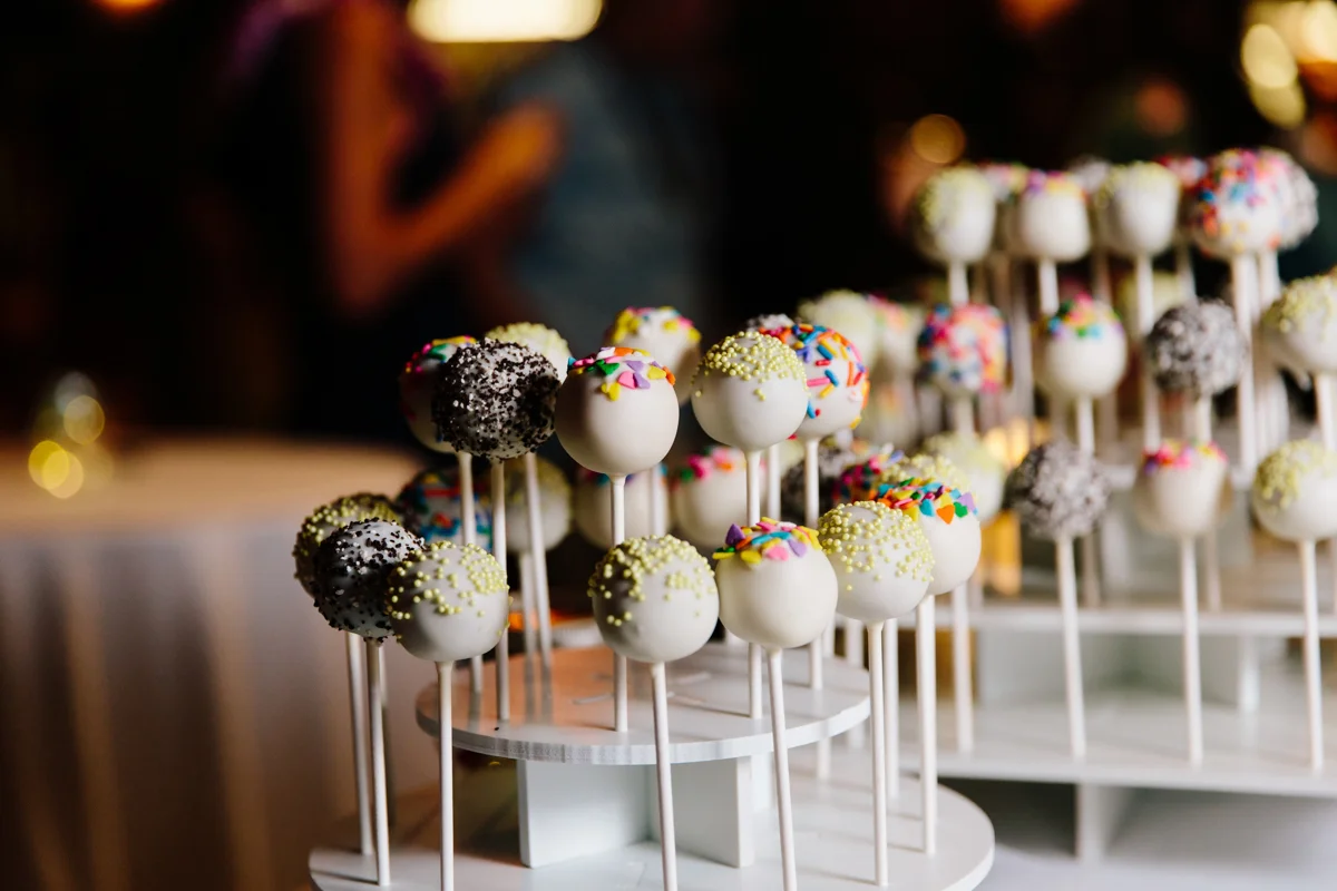 cake pops at a hawaii wedding