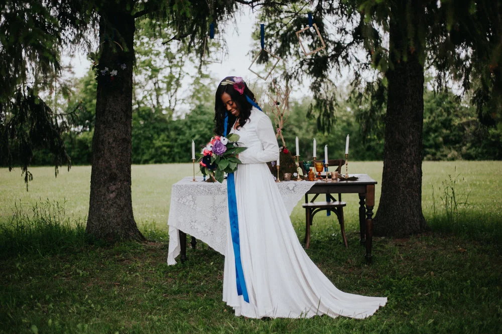 Whimsical Crepe Paper Wedding Inspiration in Ontario