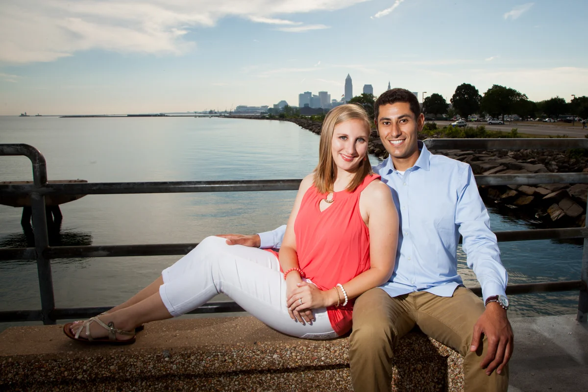 engagement photos at edgewater lake