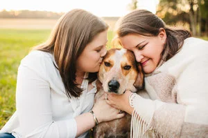 Real Couples // A Dog Lover's Engagement: Kristen + Laura