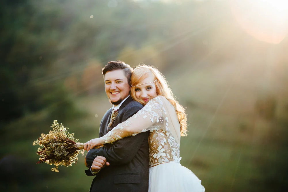 Real Couples // A Queer Appalachian Wedding: Peter + Hannah