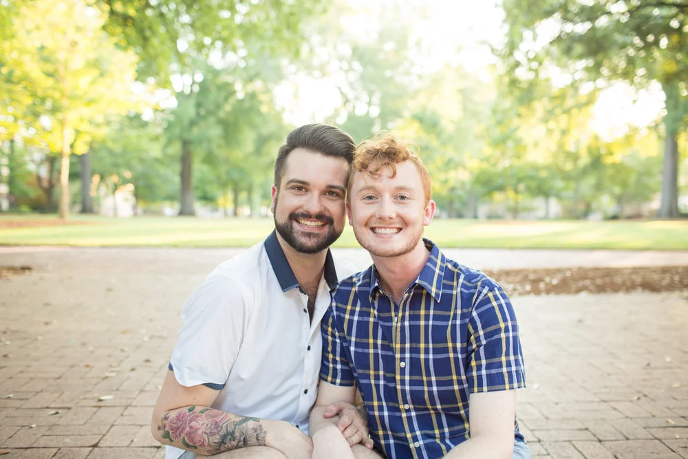 Real Couples // Urban Riverside Engagement: Daniel + Cameron