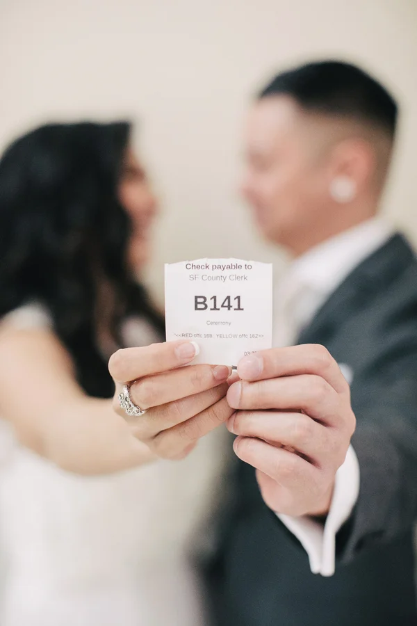 San Francisco city hall Simple Intimate elopement by IQphoto