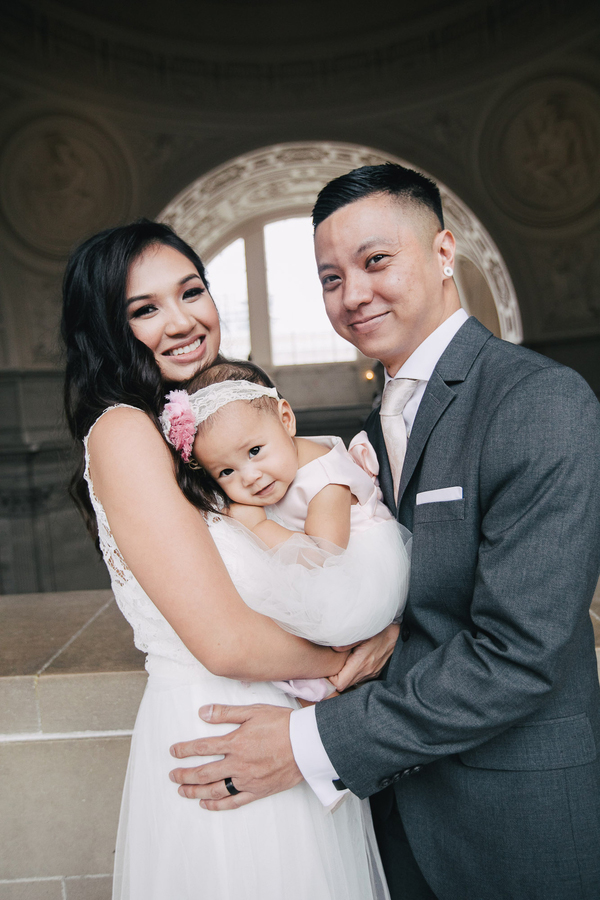 San Francisco city hall Simple Intimate elopement by IQphoto