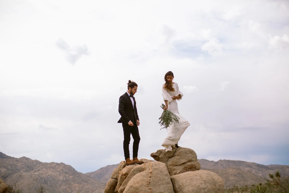 Epic Joshua Tree wedding photos