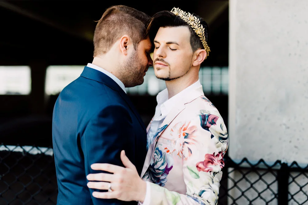 Real Couples // Versace Elopement: Ethan + Ricky
