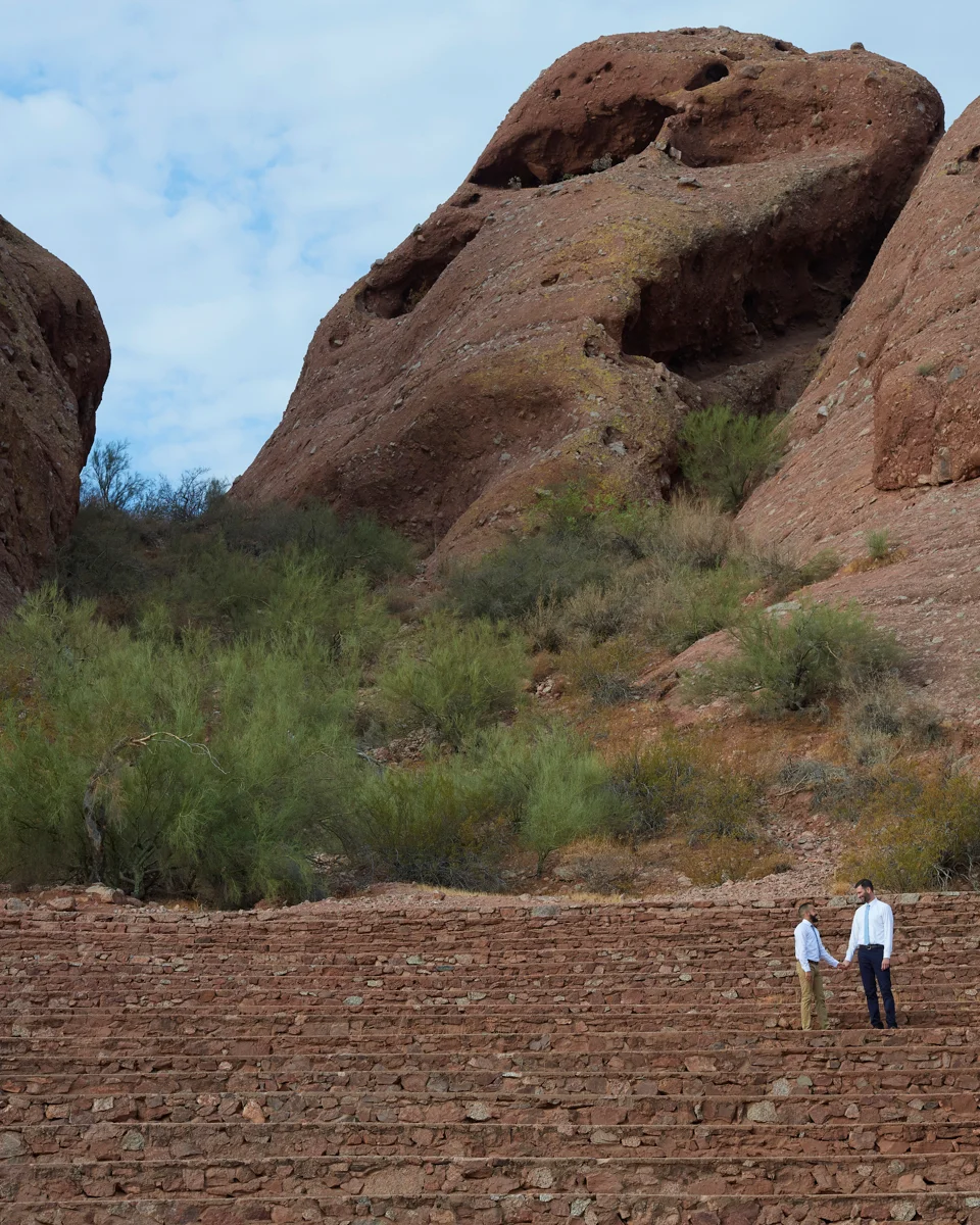 Papago Park Engagement Session