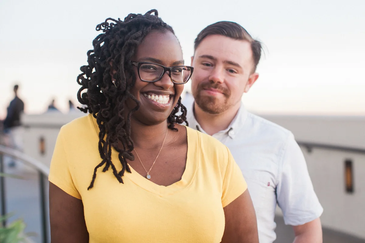 Real Couples // Engagement at the Griffith Observatory in L.A.: Nancy + Will