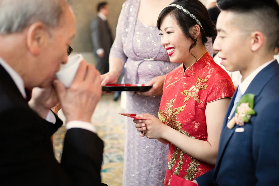 Storybook Wedding with Chinese Tea Ceremony at Hotel MacDonald in Edmonton Alberta Canada by Daphne Chen Photography