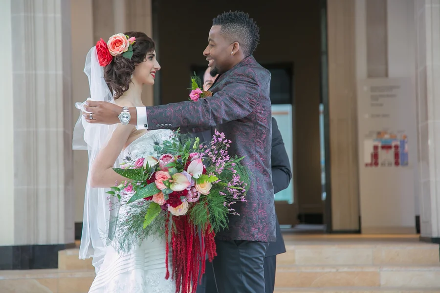 Intimate Mexican-Canadian Art Gallery Wedding Inspiration in Ontario Canada by WPIC Inc.