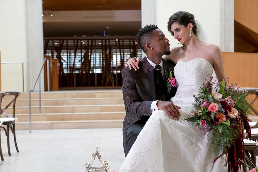 Intimate Mexican-Canadian Art Gallery Wedding Inspiration in Ontario Canada by WPIC Inc.