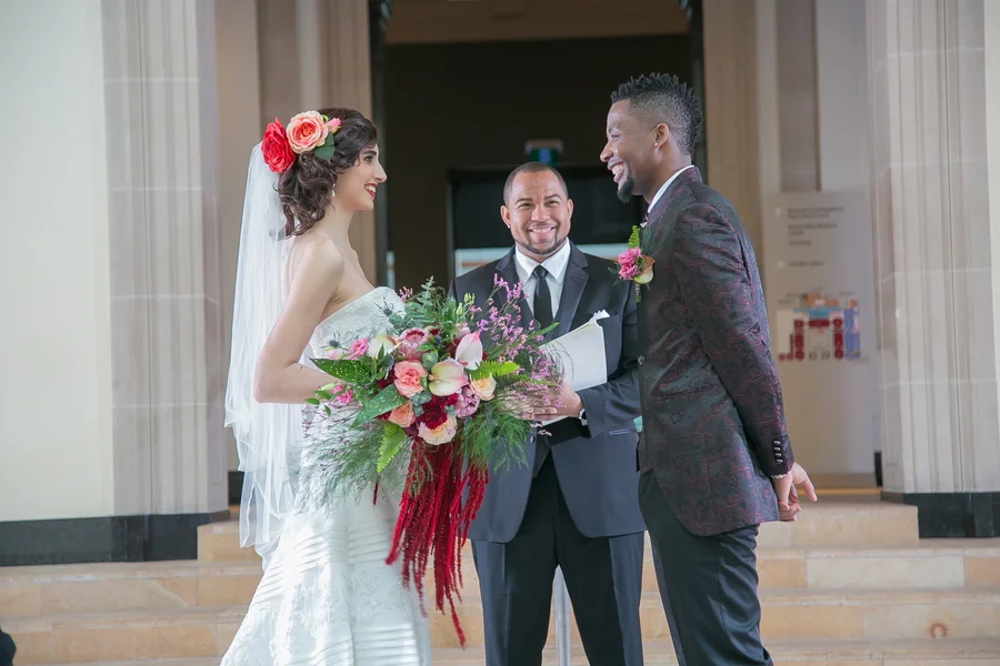 Wedding Inspiration // An Intimate Mexican-Canadian Art Gallery Wedding