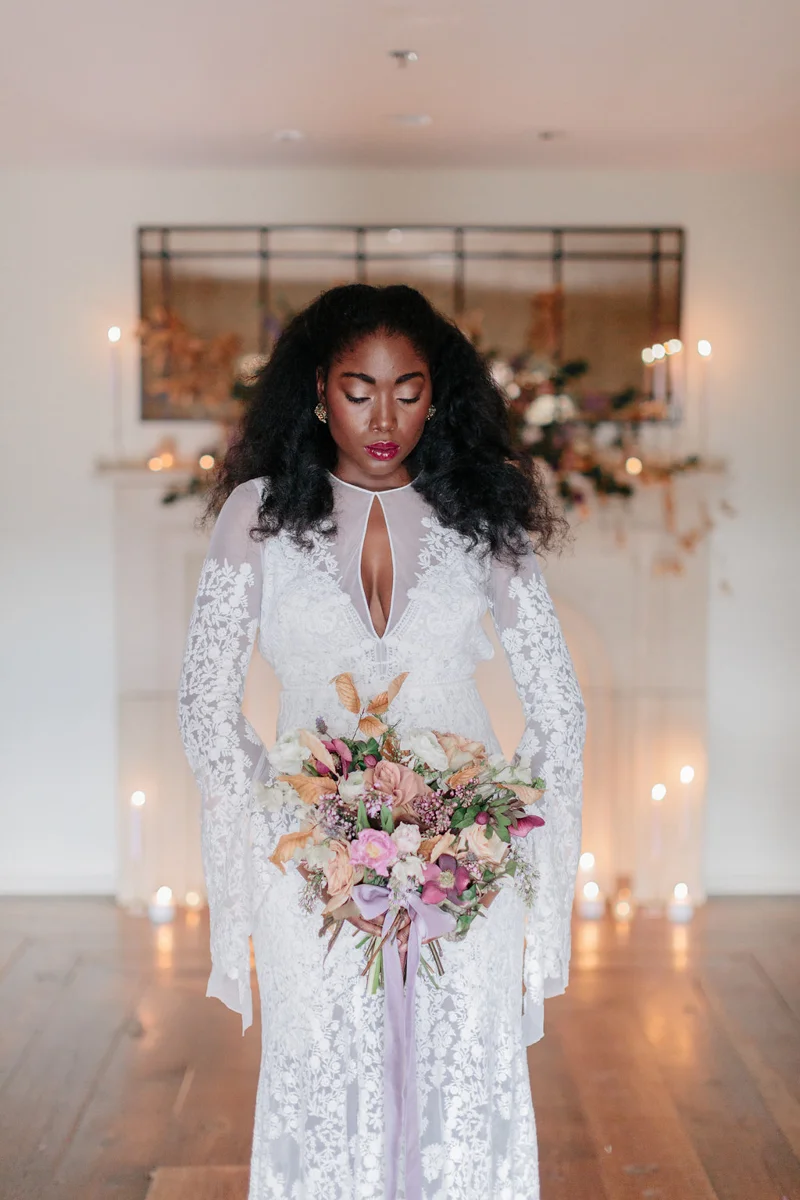 beautiful bride portrait