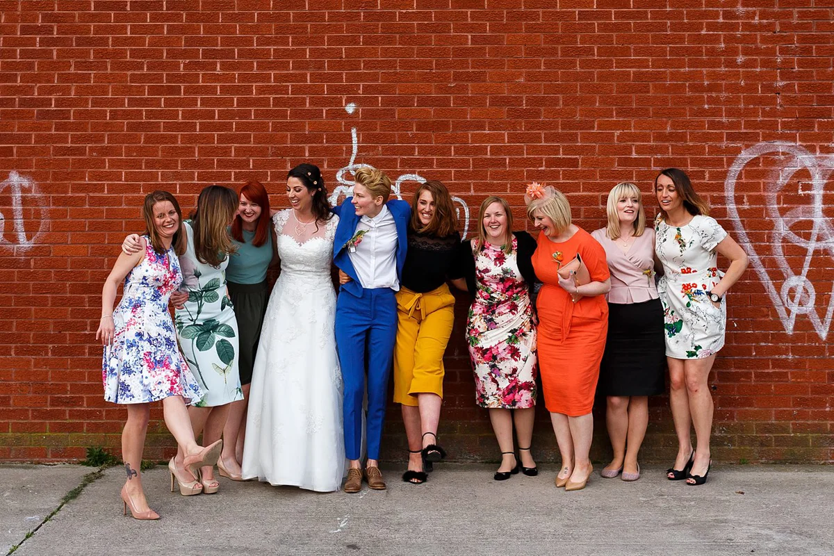wedding day group photos in Liverpool